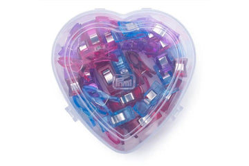 Stoffclips 2,6cm, Herzbox, 40 Stück, Prym Love, Art. 610185